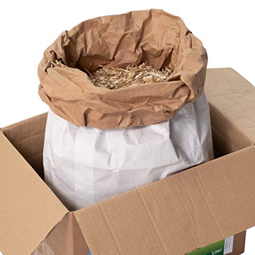 Jumbogras® Großtier- Pferdeeinstreu aus Miscanthus|Elefantengras|Chinagras-Häcksel, Streu statt Stroh, Holz, Säge-späne, Mehl, Pellets, für Box|Stall|Paddock Mist-frei (10 kg Sack) von Jumbogras