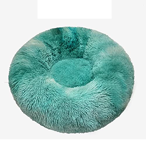 JunJiale Beruhigende Hundebetten, Donut-Hundebett für kleine Hunde, bequemes Kuschel-Hundebett und Katzenbett aus Kunstfell, waschbares Hundebett, Durchmesser 40,6 cm von JunJiale