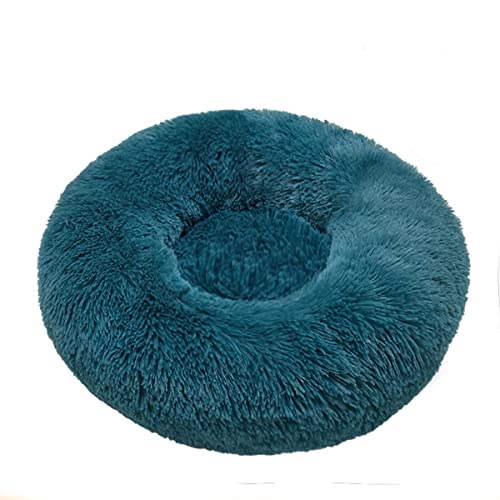 JunJiale Beruhigende Hundebetten, Donut-Hundebett für kleine Hunde, bequemes Kuschel-Hundebett und Katzenbett aus Kunstfell, waschbares Hundebett, Durchmesser 50,8 cm von JunJiale