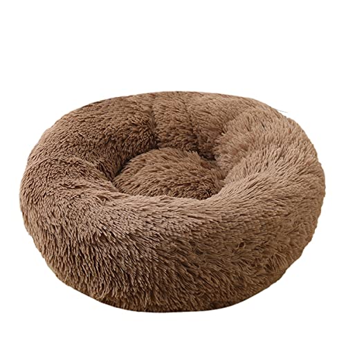 JunJiale Beruhigendes Hundebett, bequemes Donut-Kuschelbett, rundes Hundebett, ultraweich, waschbar, für Hunde und Katzen, bequemes Haustierbett, 109,2 cm von JunJiale