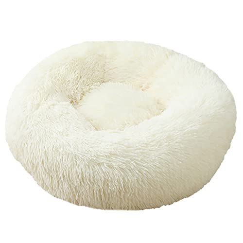 JunJiale Beruhigendes Hundebett, bequemes Donut-Kuschelbett, rundes Hundebett, ultraweich, waschbar, für Hunde und Katzen, bequemes Haustierbett, 40,6 cm von JunJiale