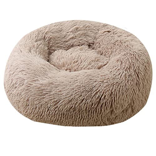 JunJiale Beruhigendes Hundebett, bequemes Donut-Kuschelbett, rundes Hundebett, ultraweich, waschbar, für Hunde und Katzen, bequemes Haustierbett, 40,6 cm von JunJiale