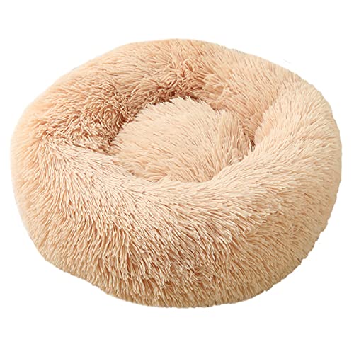 JunJiale Beruhigendes Hundebett, bequemes Donut-Kuschelbett, rundes Hundebett, ultraweich, waschbar, für Hunde und Katzen, bequemes Haustierbett, 40,6 cm von JunJiale