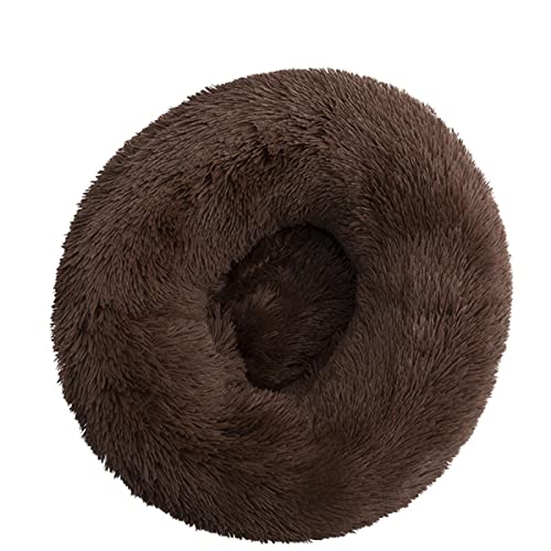 JunJiale Beruhigendes Hundebett für kleine Hunde, bequeme Donut-Hundebetten für mittelgroße und große Hunde, weiches Anti-Angst-Haustierbett für Hunde und Katzen, Durchmesser 40 cm von JunJiale