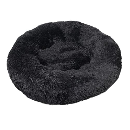 JunJiale Beruhigendes Hundebett für kleine Hunde, bequeme Donut-Hundebetten für mittelgroße und große Hunde, weiches Anti-Angst-Haustierbett für Hunde und Katzen, Durchmesser 40 cm von JunJiale