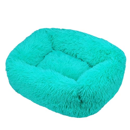 JunJiale Katzenbett, Hundebett für Hunde, waschbares Hundesofa, stützendes Schaumstoffbett, wasserdichtes Futter und rutschfeste Unterseite, rechteckig, 45,7 x 35,6 cm, Smaragdgrün von JunJiale