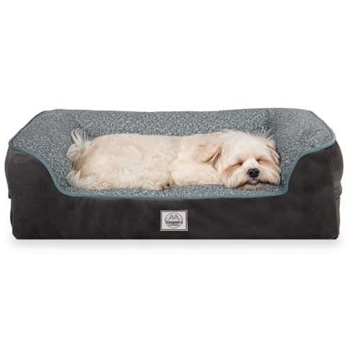 Jungolica Pet Products Sezar Hundebett (Dunkelgrau und Grün, L) von Jungolica Pet Products