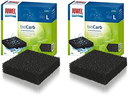 Juwel Aquarium - bioCarb L (Standard) - Aktivkohleschwamm (Packung mit 2) von Juwel Aquarium