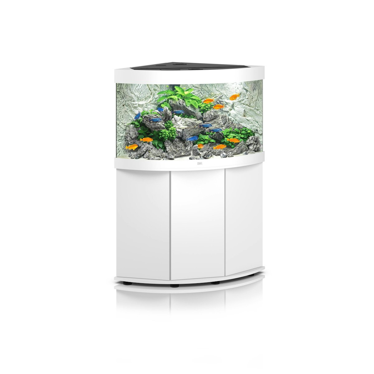 JUWEL Trigon 190 LED Aquarium mit Unterschrank weiß