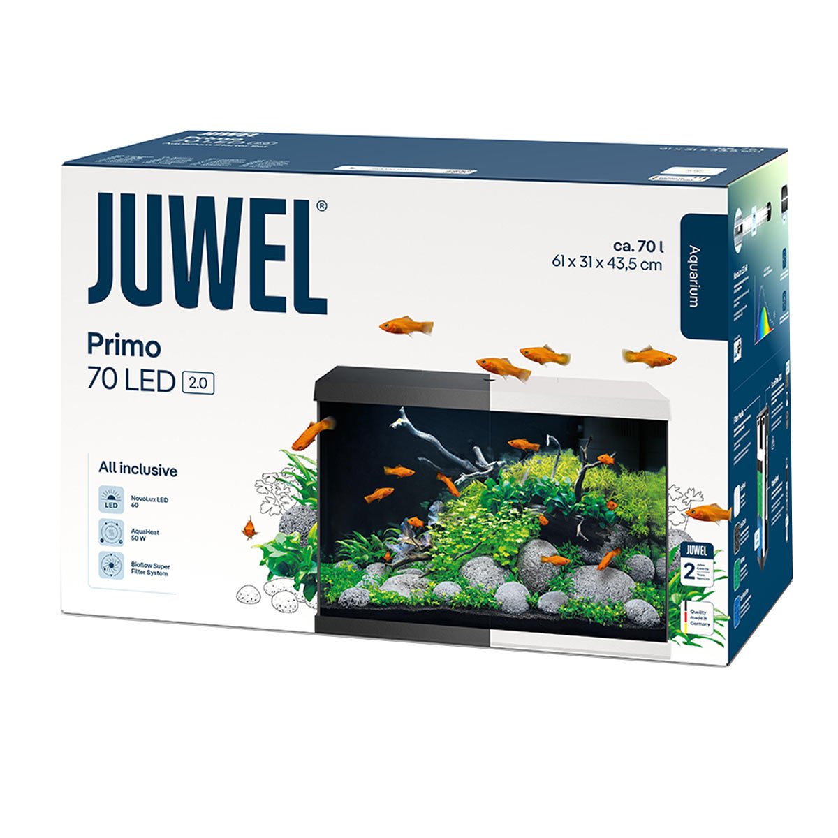 Juwel Aquarium-Set Primo 70 2.0 schwarz von Juwel