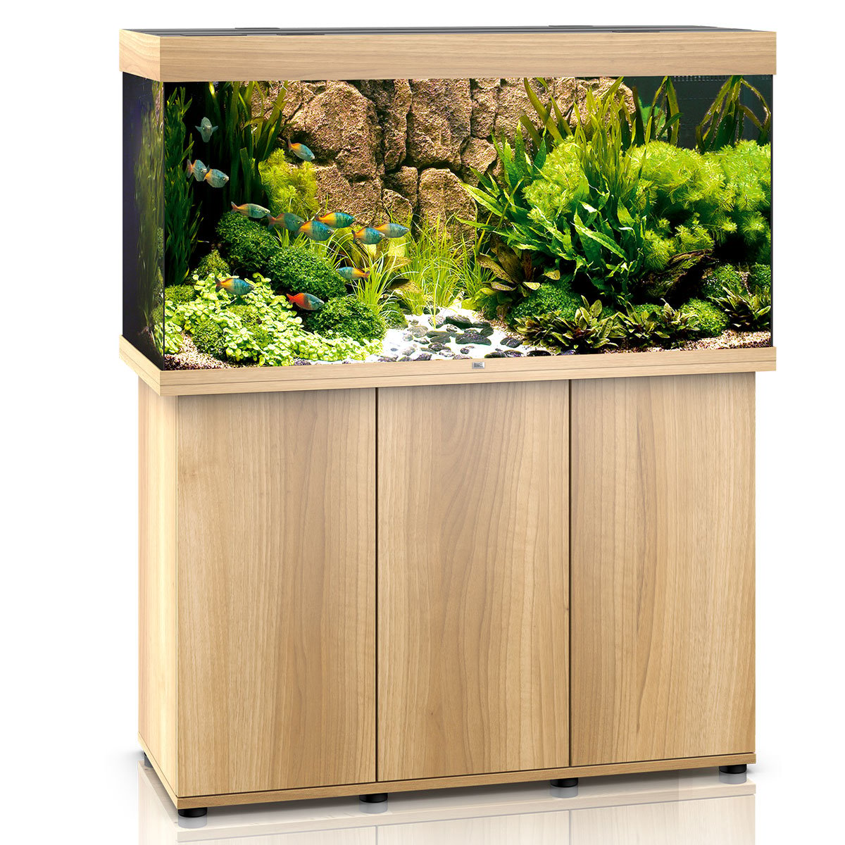 Juwel Rio 350 LED Komplett Aquarium mit Unterschrank SBX helles holz von Juwel