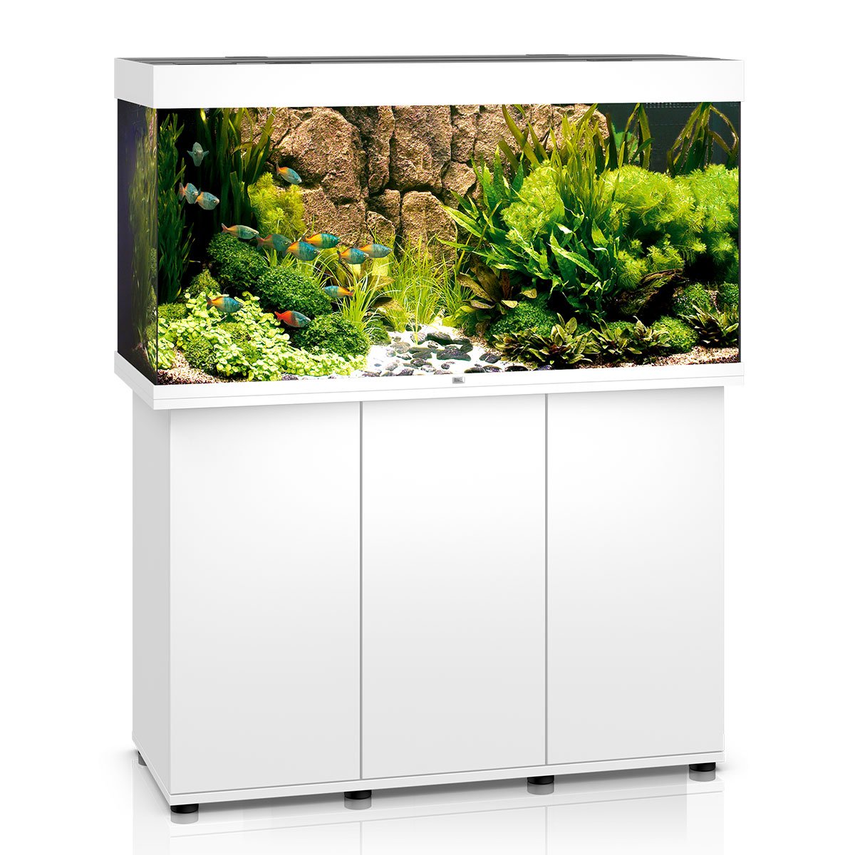 Juwel Rio 350 LED Komplett Aquarium mit Unterschrank SBX weiß von Juwel