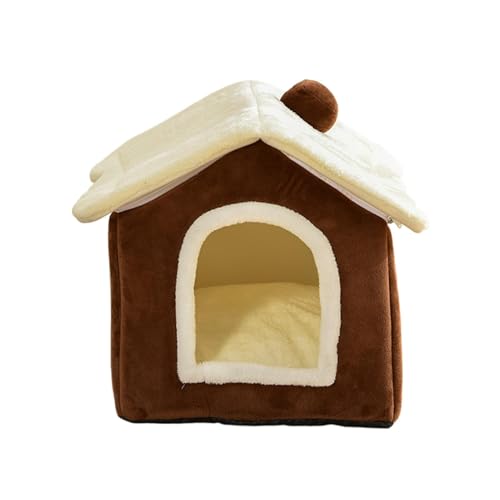 Cat Bed House, Cat Cube, Soft Kitten Bed, Waterproof Pet Furniture, Cozy Cat Bed House with Removable Cushion for Indoor Comfort Waterproof Kitten Cube House for Cats, Dogs, and Other Pets von Jvjggag