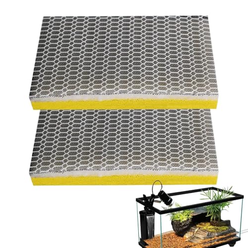 Jvjggag Aquarium-Filter-Media-Pad, schneidbarer Schwamm zur Reinigung, wiederverwendbare Rätselrolle, hochdichtes Schaumstoffmaterial, effizientes Sieb, Salzwasserteiche, Aquarium, Schildkröte Jvjggag Aquarium-Filter-Media-Pad, schneidbarer Schwamm zur Reinigung, wiederverwendbare Rätselrolle, hochdichtes Schaumstoffmaterial, effizientes Sieb, Salzwasserteiche, Aquarium, Schildkröte von Jvjggag
