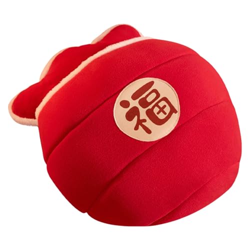 Jvjggag Katzenschlafsack, Katzennest, Kuschelsack für Katzen, weicher Welpen-Burrow-Pad, Plüsch-Katzen-Schlafsack für Haustiere, dick, warm, für Kätzchen und Welpen, Rot von Jvjggag