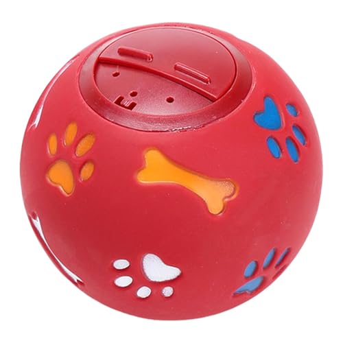 Jvjggag Kauspielzeug für Hunde, Leckerli-Spender-Ball, interaktiver Leckerli-Ball, Hunde-Kau-Puzzle-Spielzeugball, Langeweile-Entlastungsspielzeug, lustiges und ansprechendes Hundespielzeug für von Jvjggag