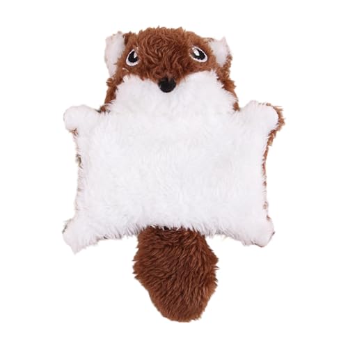 Jvjggag Plush Toys for All Breeds, Cat Kicking Toys, Interactive Cat Toys, Creative Flying Squirrel, Polyester Material, Kitten Sound Toy for Home, Pet Room, Living Room, 4.33x5.91 inches von Jvjggag