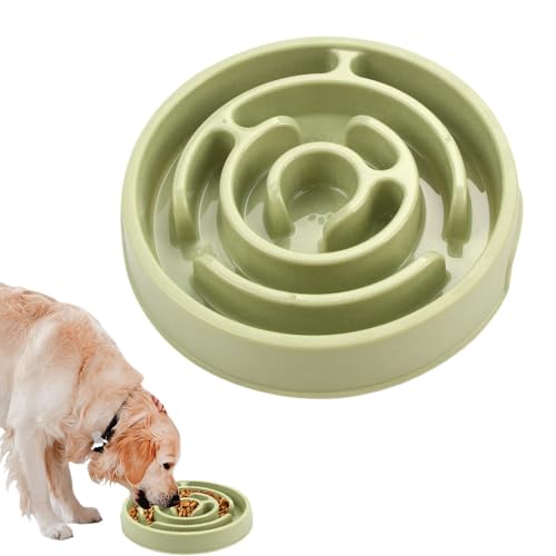 Slow Feeder Hundenäpfe, Interaktive Hunde-Puzzle-Schüssel, Slow Down Eating Dishes, Dog Slow Food Feeding Pet Bowl, Slow Feeding Dog Food Bowl for Small Medium Dogs von Jvjggag