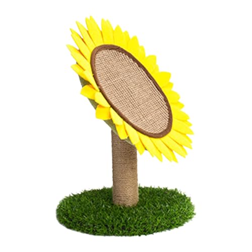 Sunflowe Toy, Cute Cat Scratcher, Small Cat Scratcher Tree, small Cat Sisal Covered Scratcher, Flower Cat Tree Furniture Interactive Activity for Indoor Cats von Jvjggag