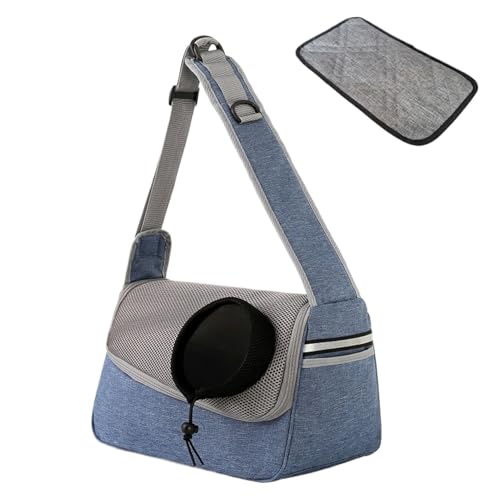 Tragetasche, Haustier-Tragetasche, Hundetragetasche, Schultertasche Design, Aufbewahrungstasche, atmungsaktives Material, Reisebegleiter erhöht den Komfort, tragbar, geeignet für Katzen und kleine von Jvjggag