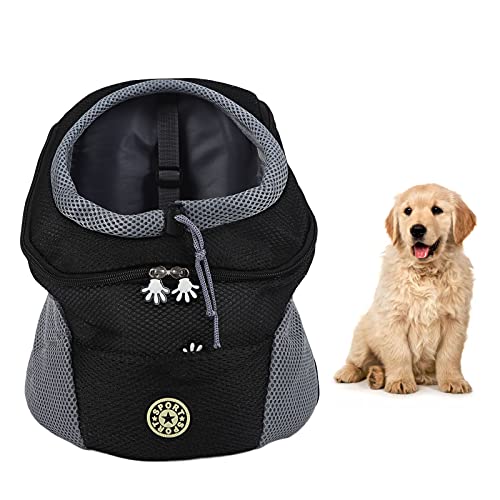 Haustier-Hundeträger-Rucksack, Traveller-Luftpolster-Rucksack, Haustier-Rucksack, Haustier-Rucksack für kleine Katzen, Hunde, bequemer Hunde-Rucksack (S) von Jwthee