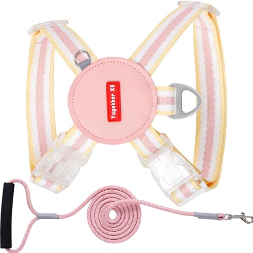 Adjustable Dog Harness | Breathable Pet Vest | Lightweight Harness Combo | Small Dog Lead | Pets Walking Harness | Lightweight Puppy Leash for Walk Outdoor, Small Pets, Dogs von Jyxuyy