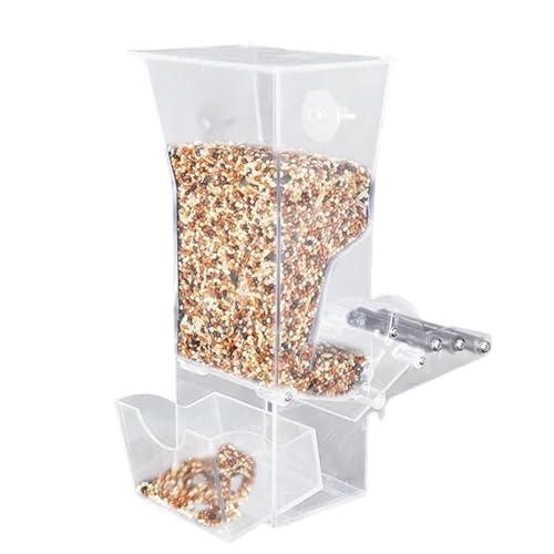 Automatic Bird Feeder | Clear Acrylic Splash-Proof No Bird Feeder | Bird Feeder for Parakeets, Canaries, Love Birds | Ideal for Multiple Pets, Clean & Efficient Feeding Solution von Jyxuyy