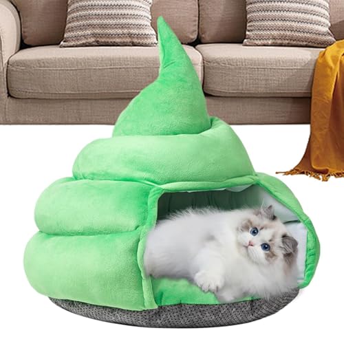 Cat Bed Cave | Poop Shape Cat House | Comfortable Pet Beds, Soft Cat Hut, Cat Tent, Pet Supplies for Cats and Small Dogs | Cozy & Fun Bed for Cats, Small Dogs, Indoor Pets von Jyxuyy