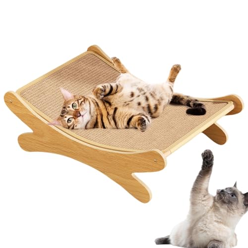 Cat Scratch Board, Cat Claw Maintenance Board, Cardboard Cat Scratcher, 2 In 1 Cat Scratching Board & Lounge Bed, Interactive Cat Scratch, Easy to Clean, Portable for Pets Cats von Jyxuyy