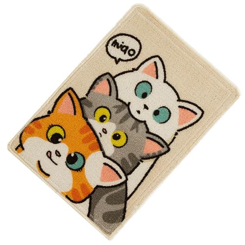 Cat Scratch Mat | Durable Cat Scratch Pad Blanket Scratching Carpet Rug | Anti-Slip Horizontal Floor Cat Scratching Pads Rug, Soft Textured Cat Scratch Rug for Small Medium Cats von Jyxuyy