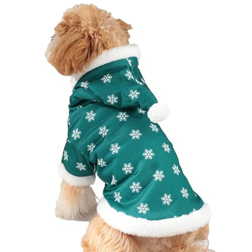 Dog Coats, Waterproof Dog Coat, Christmas Thick Winter Warm Dog Vest, Breathable Dog Jacket, Warm Dog Garments, Easy to Use Cold Weather Dog Jacket Clothing for Winter von Jyxuyy