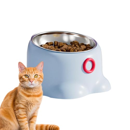 Ergonomic Tilted Pet Feeding Bowl | Non-Tipping Cat Water and Food Bowl for Indoor and Outdoor Use | Stable Base Design for Backyard Or Bedroom | Perfect Feeding Solution for Pets to Reduce Strain von Jyxuyy