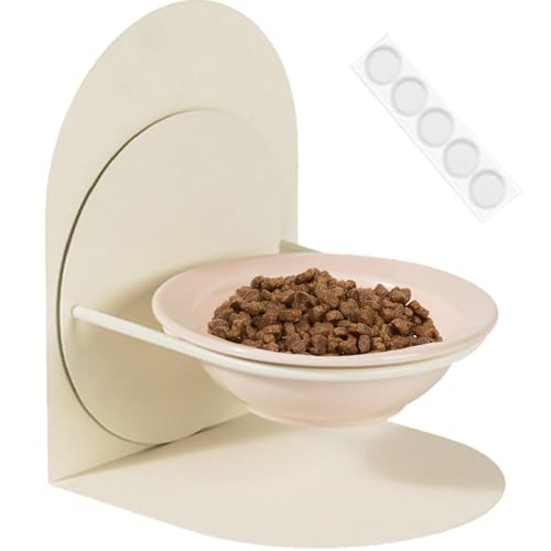 Futternapf, Rutschfester Hundenapf, Slow Feeder Bowl, Keramik Hund Wassernapf mit magnetischem Ständer, Verstellbarer Hunde-Futterspender, Anti-Kipp-Schüssel, einfach zu bedienen und zu reinigen, von Jyxuyy