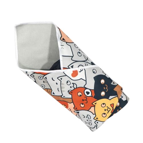 Jyxuyy Cat Wrap for Grooming | Self-Adherent Adjustable Blanket Fabric to Wrap Cat | Cat Burrito Wrap, Multifunctional Pet Tool, Anti-Scratch Anti-Escape Bag for Nail Clipping and Grooming von Jyxuyy