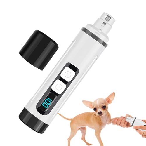 Jyxuyy Pet Nail Grinder | USB Rechargeable Grinder | Dog Nail Grooming Tool | Ergonomic Nail Grinders | Smoothing Nail Tool | Electric Nails Trimmer for Clip Cats Kittens Dogs Puppy von Jyxuyy