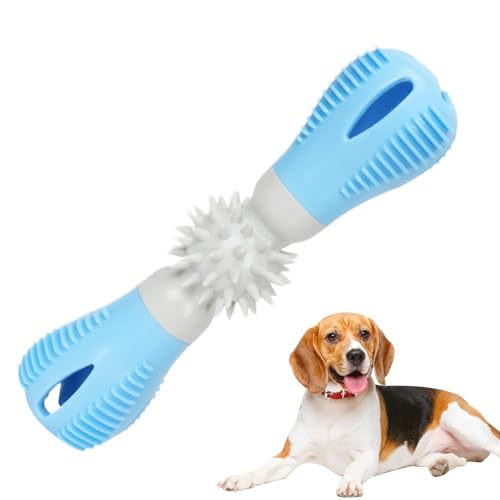 Jyxuyy Puppy Chew Toys for Teething | Interactive Dumbbell Dog Chewing Toy for Play and Entertainment | Tough Rubber Toothbrush Stick for Dogs, Perfect for Teething Relief and Fun! von Jyxuyy