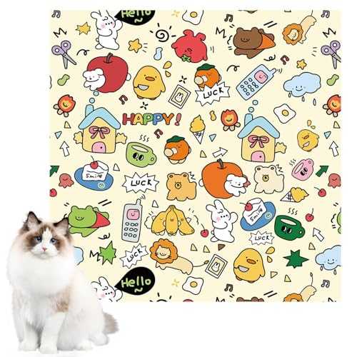 Jyxuyy Self-Adherent Cat Swaddle Wrap | Pet Grooming Wrap Bag for Cats | Calming Cat Wrap for Nail Clipping, Ear Cleaning, and Tooth Brushing | Cat Supplies for Stress- Grooming von Jyxuyy