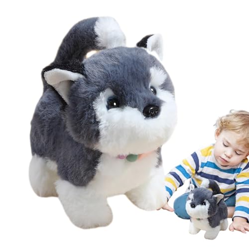 Jyxuyy Walking Dog Toy | Barking Plush Puppy | Electronic Pet Toy | Interactive Kids Pet | Electronic Puppy Plush | Cute Plush Puppy Toy for Girls, Fun, Kids, Home, Boys and Girls von Jyxuyy