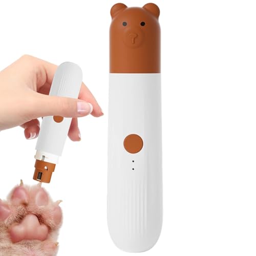 Rechargeable Dog Nail Grinder | Electric Pet Nail Trimmer With LED Light | Professional Nail Grinder For Smooth Grooming, Suitable For Cats And Dogs | Safe And Quiet Nail Trimming Tool For Pet Owners von Jyxuyy