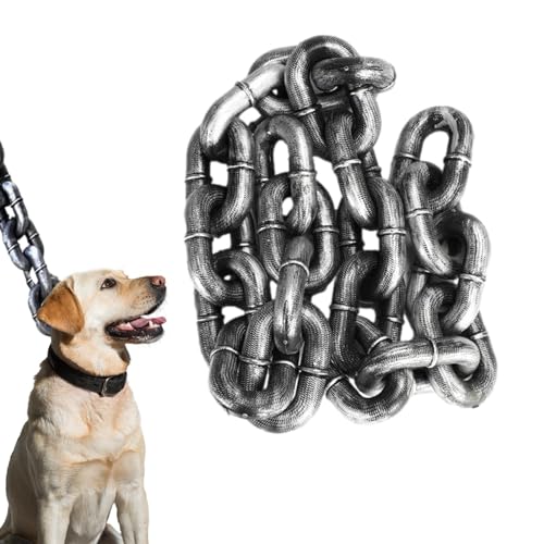 Waterproof Chain Leashes for Large Dogs | 2M/6.56 Ft Shock-Absorbing Dog Lead | Perfect Long Dog Leashes for Outdoor Training and Play | Versatile Puppy Chains for Everyday Use von Jyxuyy