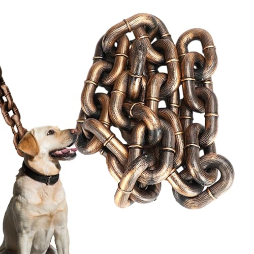 Waterproof Chain Leashes for Large Dogs | 2M/6.56 Ft Shock-Absorbing Dog Lead | Perfect Long Dog Leashes for Outdoor Training and Play | Versatile Puppy Chains for Everyday Use von Jyxuyy