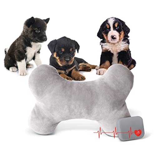 K&H PET PRODUCTS Herzschlag Hund Knochen Kissen grau große Rassen Herzschlag 33 cm von K&H