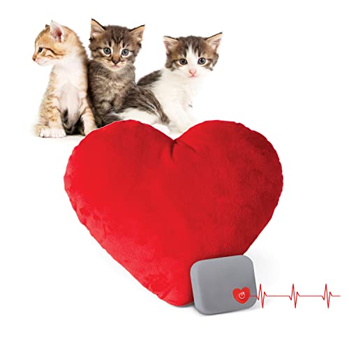 K&H Pet Products Mütter Herzschlag Plüsch Kissen rot Kätzchen Herzschlag Rhythmus 15,2 cm von K&H