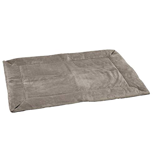 K&H Pet Products Selbstwärmende Hundeboxenunterlage, wärmendes Hundekäfigbett, maschinenwaschbar, Grau, Größe L, 63,5 x 94,4 cm von K&H