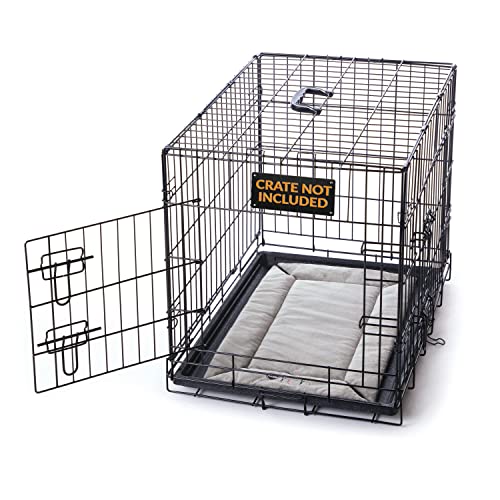 K&H Pet Products Mother's Heartbeat Puppy Crate Pad Grey Fleece Small Breed Beat 35,6 x 55,9 cm von K&H
