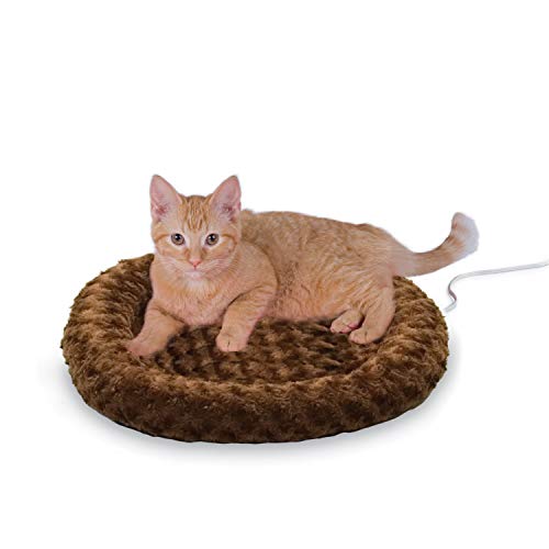 K&H Pet Products Thermo-Kitty Fashion Splash Mokka, klein, 45,7 cm, rund von K&H