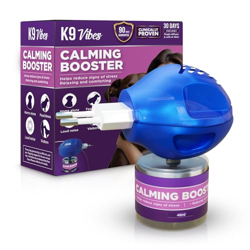 K9 Laboratories Calming Booster Dog Diffuser with 48ml Refill, 30 Day Supply, Stress Reducing Pheromone von K9 Laboratories