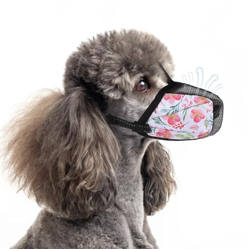 KOOLTAIL Maulkorb für kleine, mittelgroße und große Hunde, weiches Air-Mesh, atmungsaktiv, verstellbar, schützt vor Beißen, Bellen, Kauen und Essen, reflektierender Welpenmaulkorb für Fellpflege, von K9meme