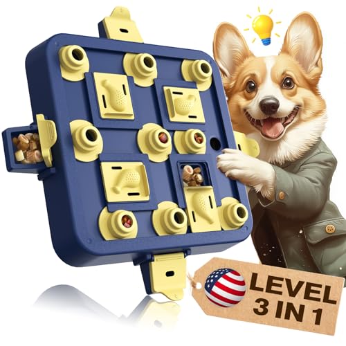 KADTC Hunde Puzzle Spielzeug Welpen Leckerli Spielzeug Hunde Futterspender Interaktive Hundepuzzles für IQ Training Haustier Supplies A von KADTC