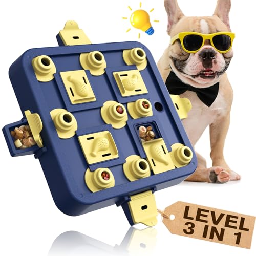 KADTC Hunde Puzzle Spielzeug Welpen Leckerli Spielzeug Hunde Futterspender Interaktive Hundepuzzles für IQ Training Haustier Supplies A von KADTC